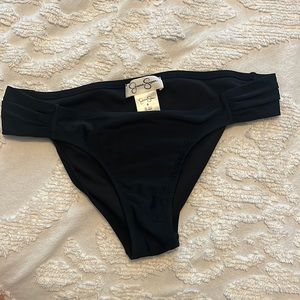 Jessica Simpson black bikini bottom size Small